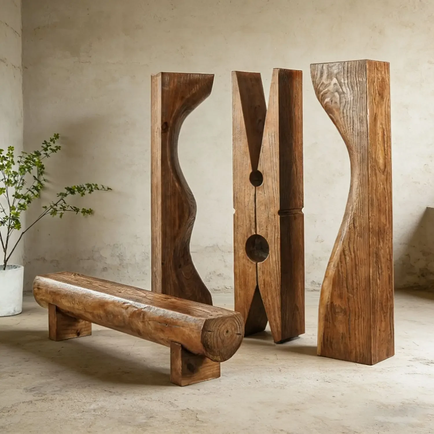 Wabi-sabi style carbonized square wooden stump low bench, natural wood coffee table, solid woodstump, treestump, woodenstake,