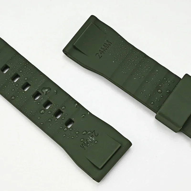 24 مللي متر YPM الشد سيليكون حزام ل كاسيو PROTREK سلسلة PRG-650Y 600 PRW-6600 GA-2000 الرجال الرياضة مقاوم للماء حزام (استيك) ساعة سوار