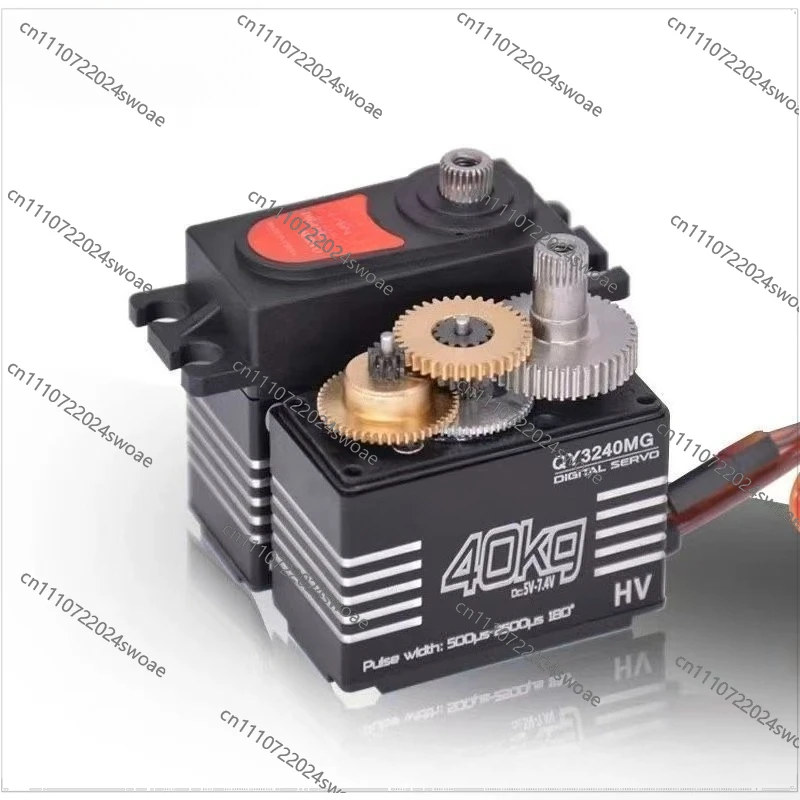 For GX Meritorious Big Torque Metal Tooth Digital 40KG Steering Gear Is Suitable for 1:8/1:10 Climbing Short Truck  Bike