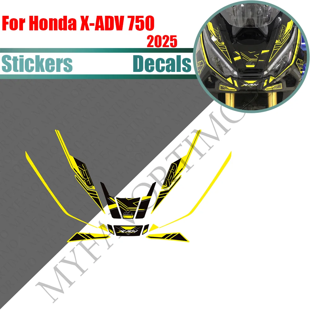 

For Honda XADV 750 Adventure Moto Protector Stickers Decals Body Fender Shell Fairing for X-ADV 750 XADV750 X-ADV750 Adv 2025
