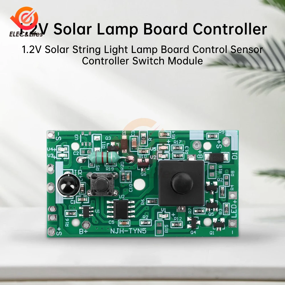 3.7V 5V to 24V 31V Solar Light String Circuit Board Solar Light String Control Board Lithium Battery Charge Controller Module