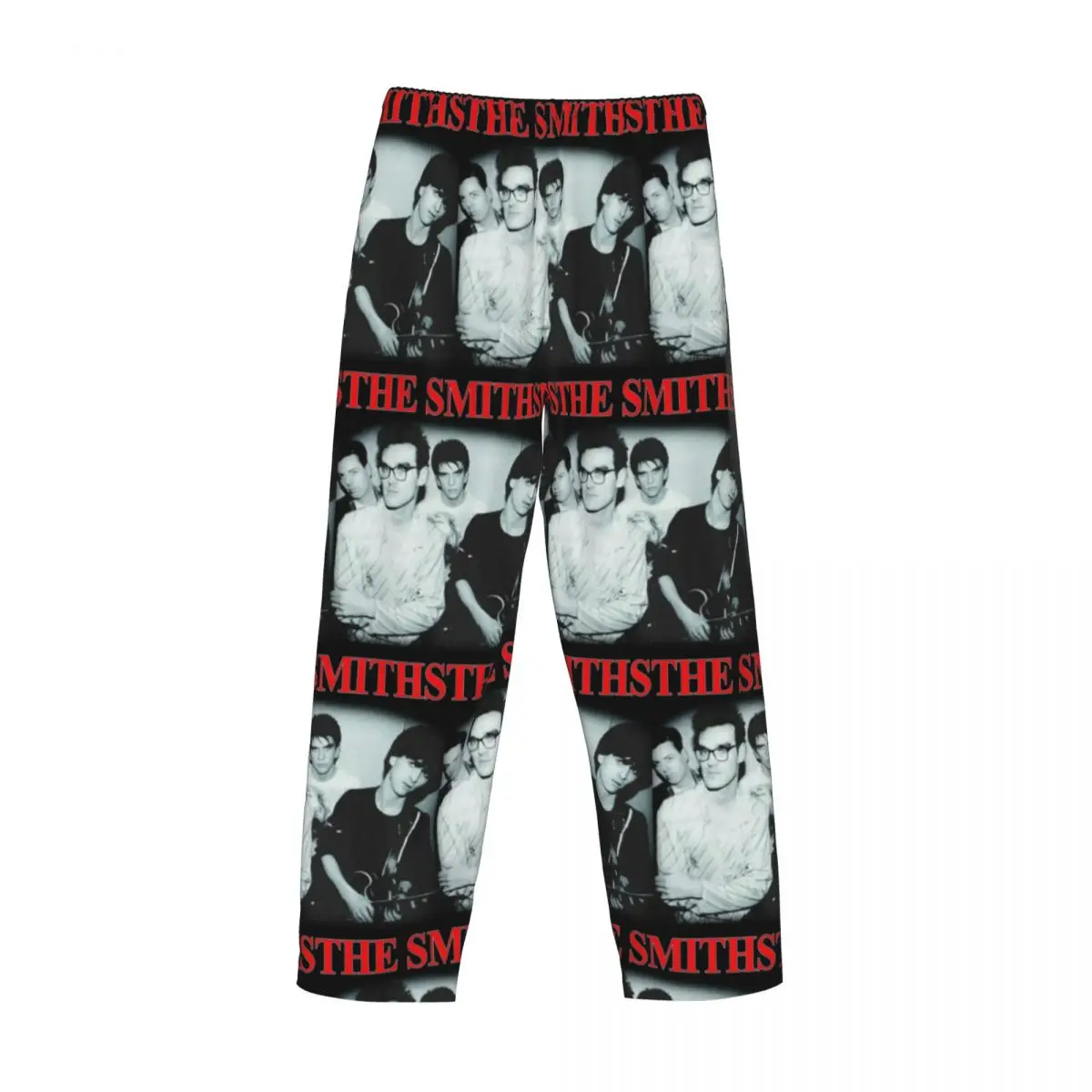 Benutzerdefinierte The S-Smithes Morrissey Punk Rock Pyjamahose für Herren Lounge Sleep Stretch-Nachtwäschehose mit Taschen