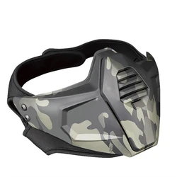 ZXYHFE Tactical Hunting Split Type Half Face Mask CS Wargame Airsoft Paintball Protective Shooting Accesories Outdoor Equipment