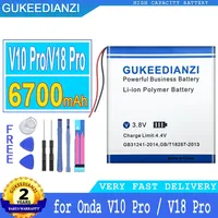 GUKEEDIANZI Battery for Onda, Big Power Battery, 6700mAh, V10, V18 Pro, V10Pro, V18Pro