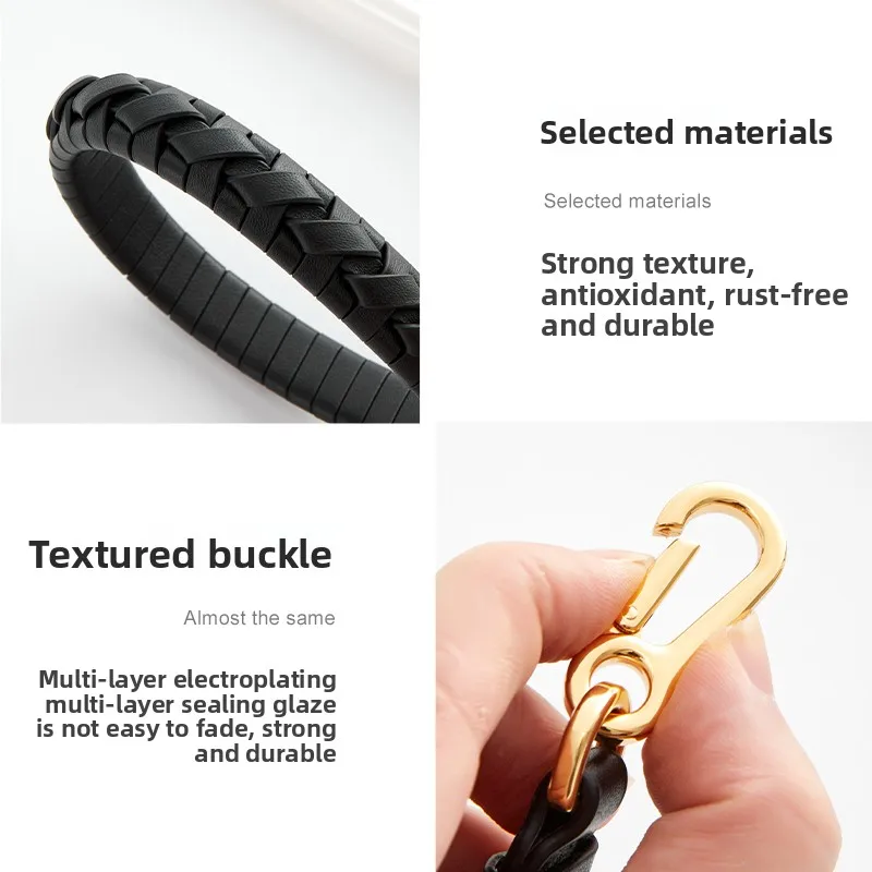 Black spiral woven shoulder strap for women bag durable fashion not easy to fade bag modification bag accessories