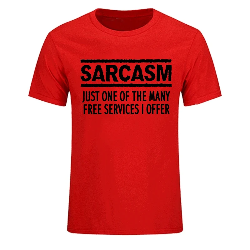 Funny Sarcasm Services Printed Tee Unisex Short Sleeve Casual Daily Fashion Gift Tops For Men Women