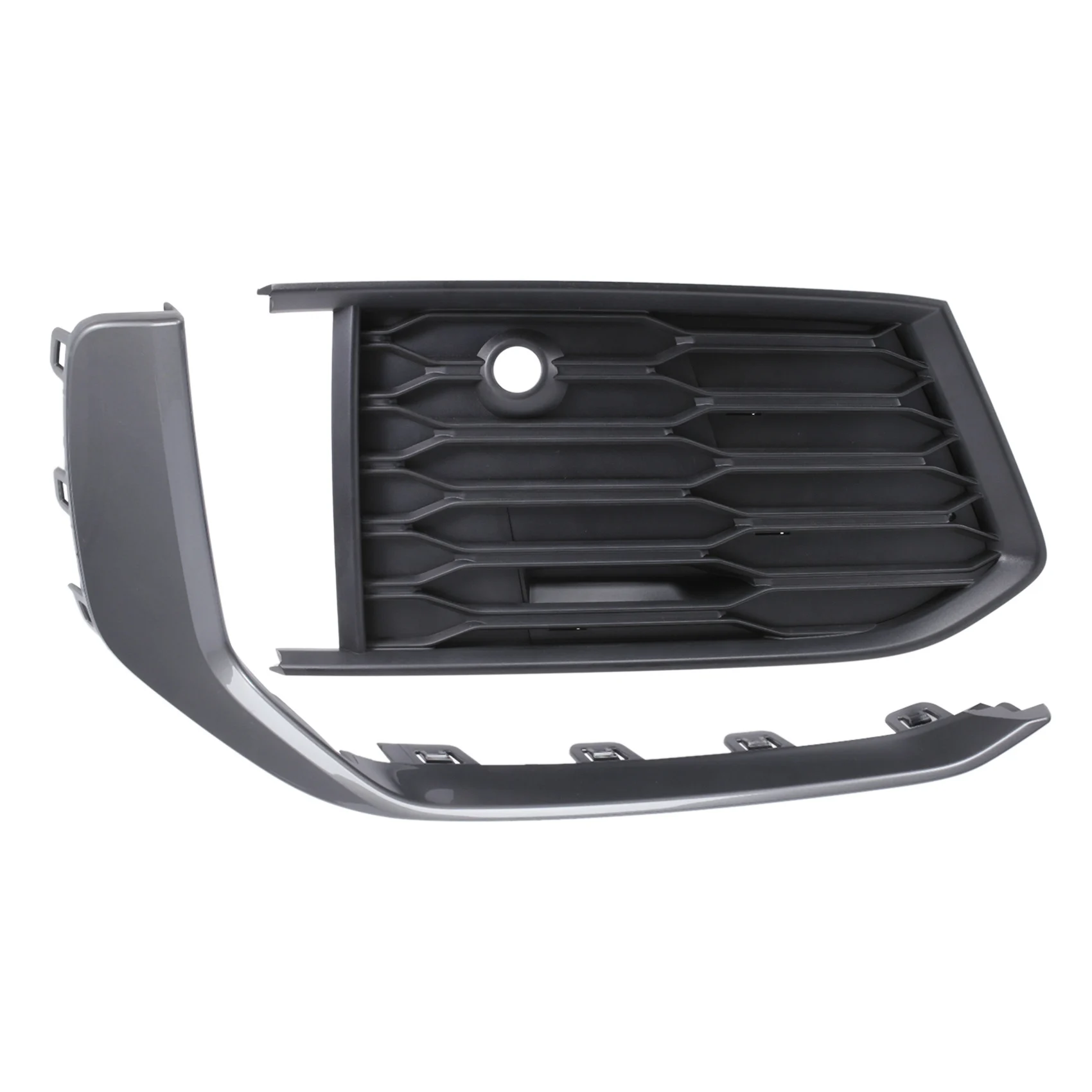 

For Audi A6 C8 2019-2021 Right Side Front Lower Bumper Fog Light Grille Grill Cover Frame Trim