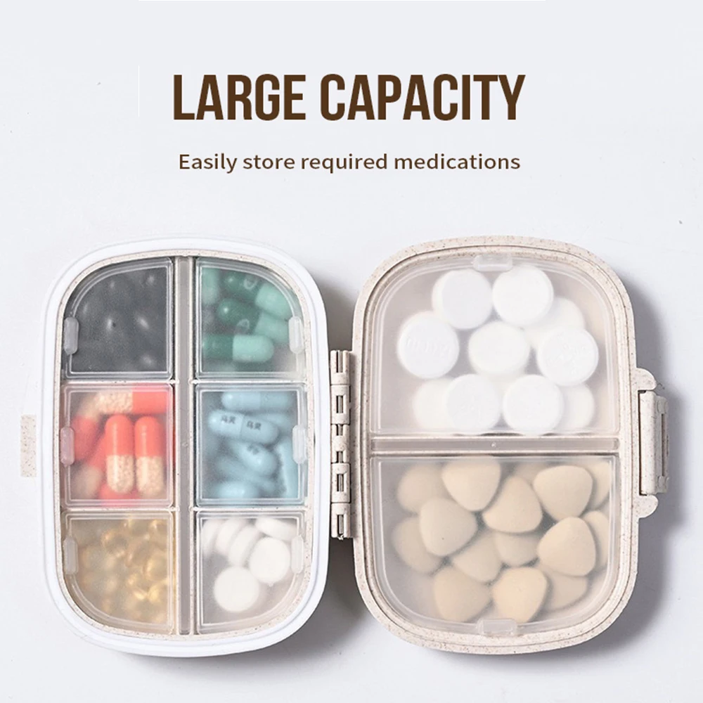 

Portable Small Medicine Box Three Meals a Day Sealed Moisture-proof Seven Days a Week Carry-on Drugs Drug Sub-packaging Storage