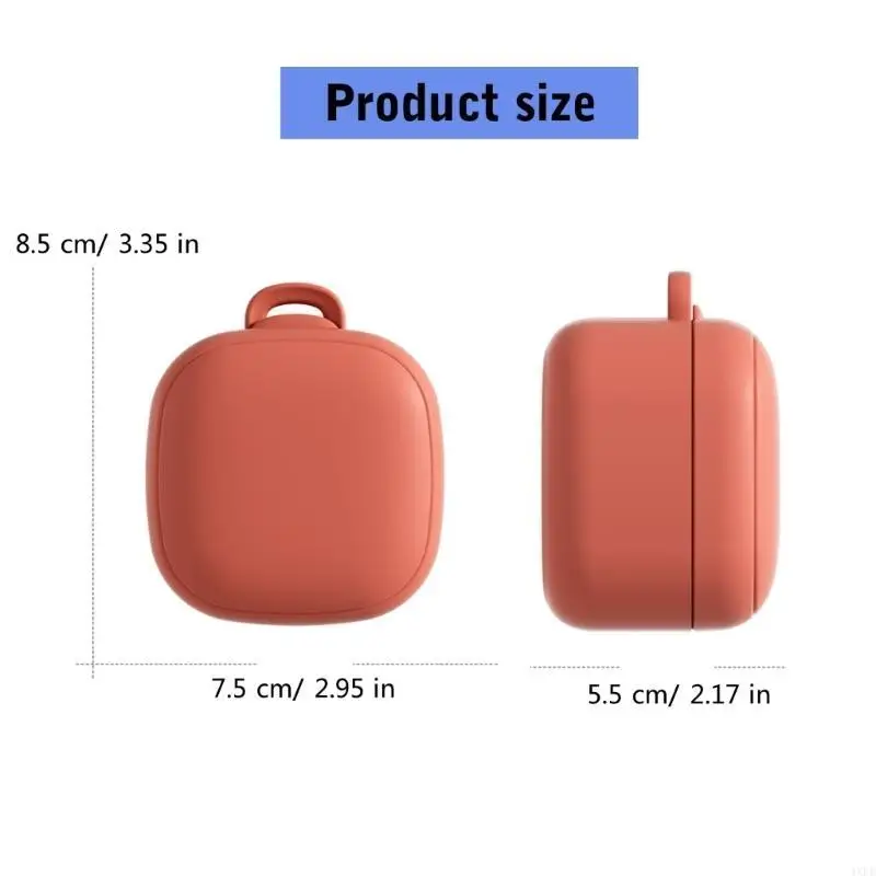 Custodia per ciuccio in silicone per bambini, a prova polvere e custodia per capezzoli portatile. Soluzione per riporre il