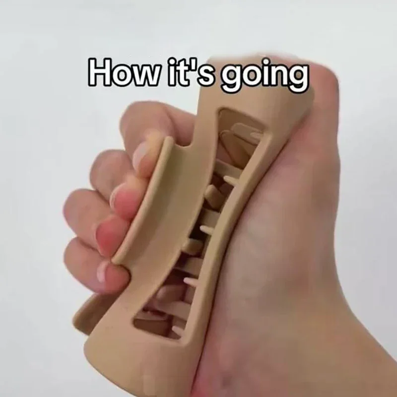 Soft Hair Grab Girls Clips Silicone Hair Clips Simple Fashion Versatile Items Hair Grab Decorations Hair Accessories Safe Design