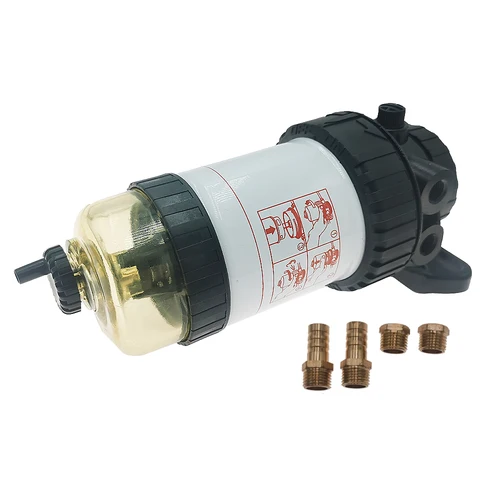 Separador de agua y combustible diésel Universal, 3/8 ', 30 micras, 31863