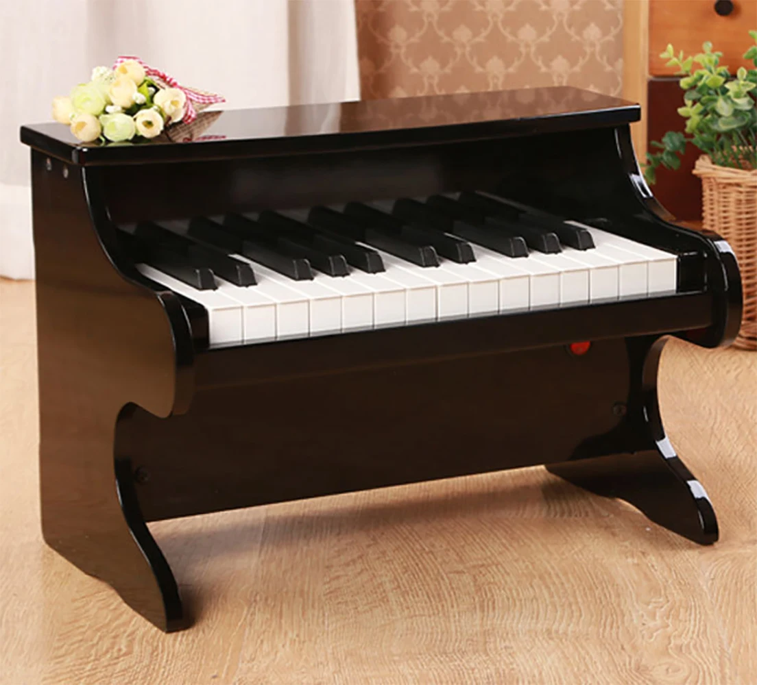 Educational Kid Wooden Piano Hand Knocks Xylophone Mini Electronic 25 Keys Keyboard Musical Instrument Music Enlightenment