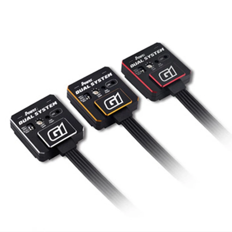 Giroscopio de coche G1 RC, sistema Dual, giroscopio de carreras, caja de Metal CNC para piezas de coche RC, actualización de montaje DIY