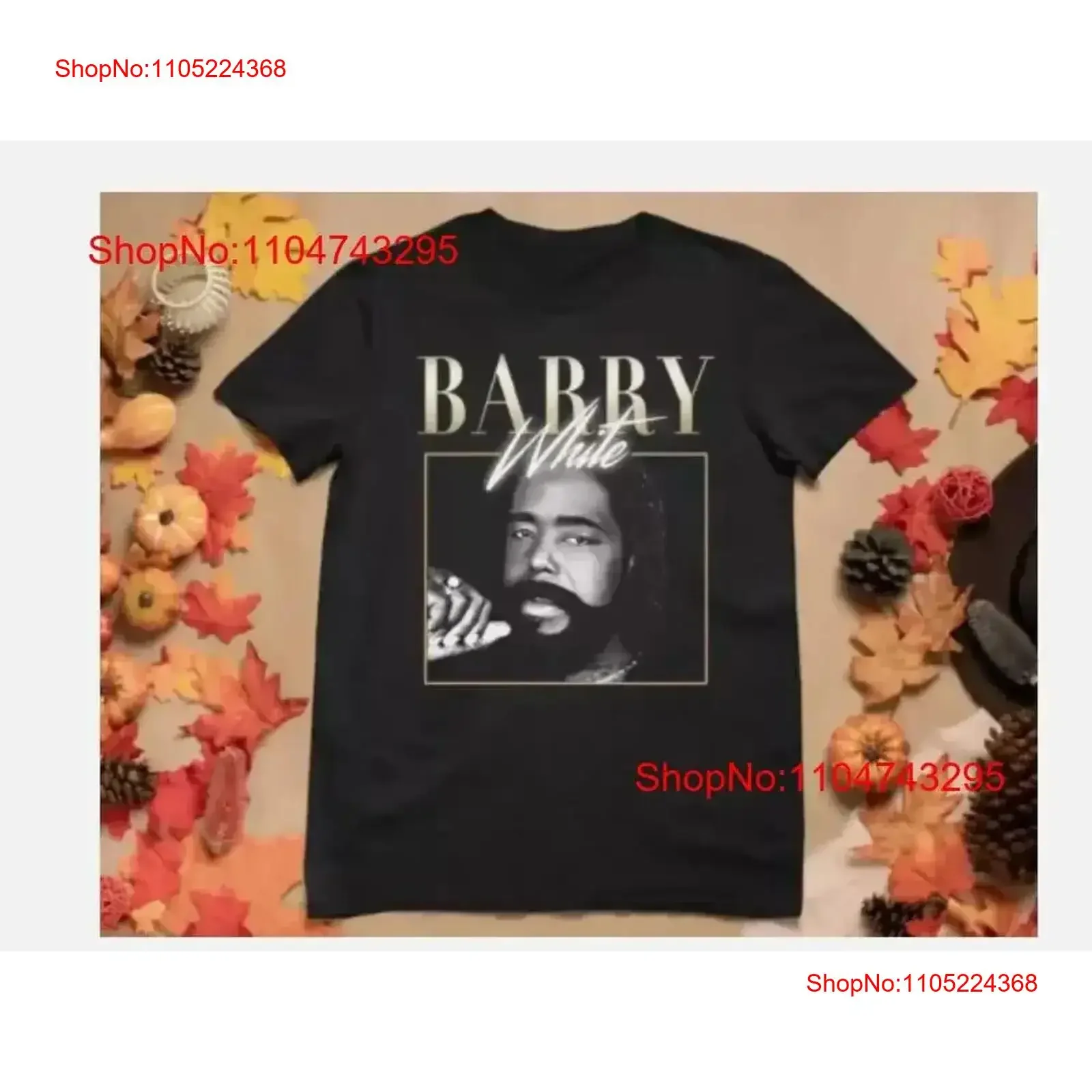 

Barry White bLACK T Shirt Size S 5XL Cotton vintage Washed Breathable streetwear Top For Everyday Wear Stylish Versatile