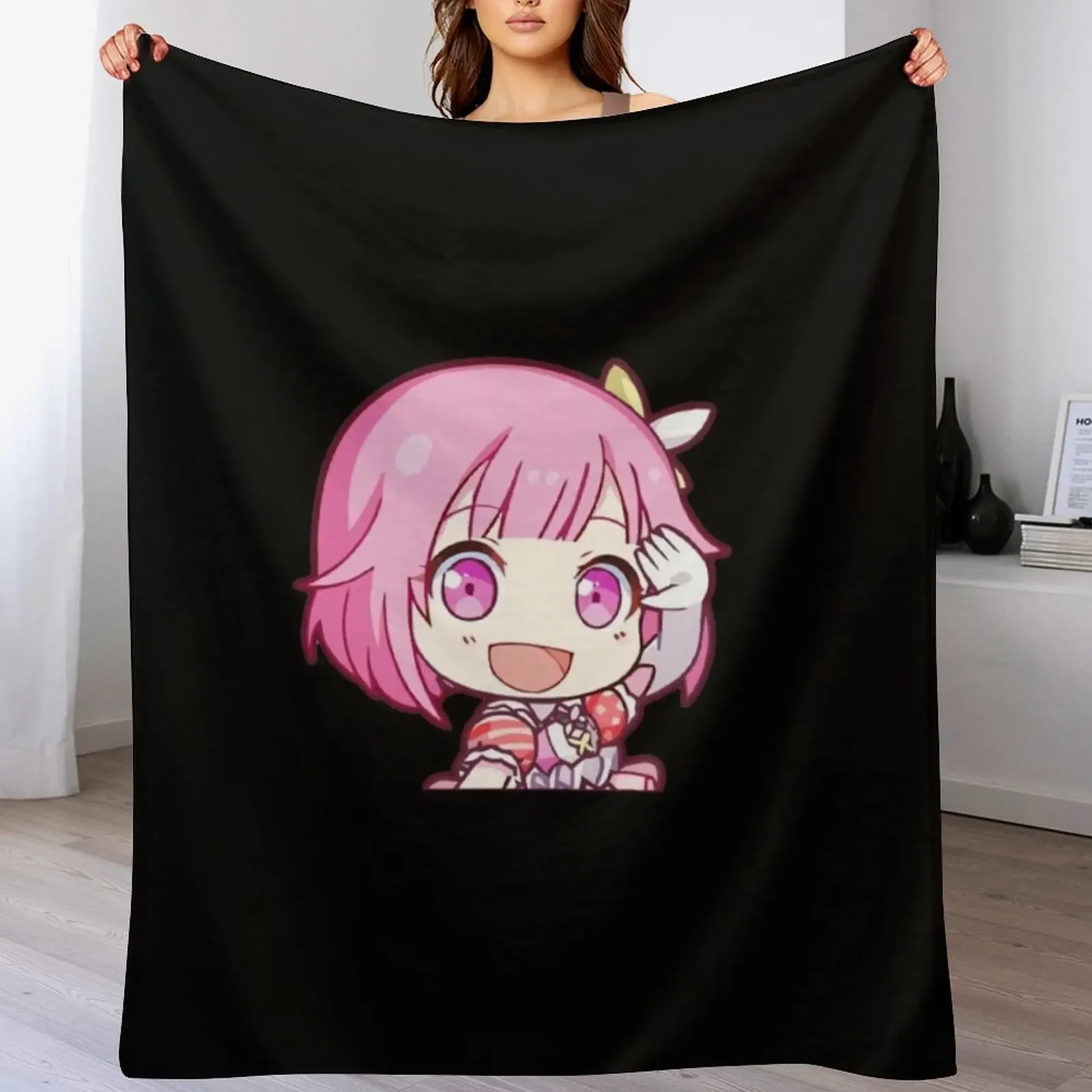 

otori emu smile Throw Blanket Warm Plush Fuzzy Blanket for Living Room