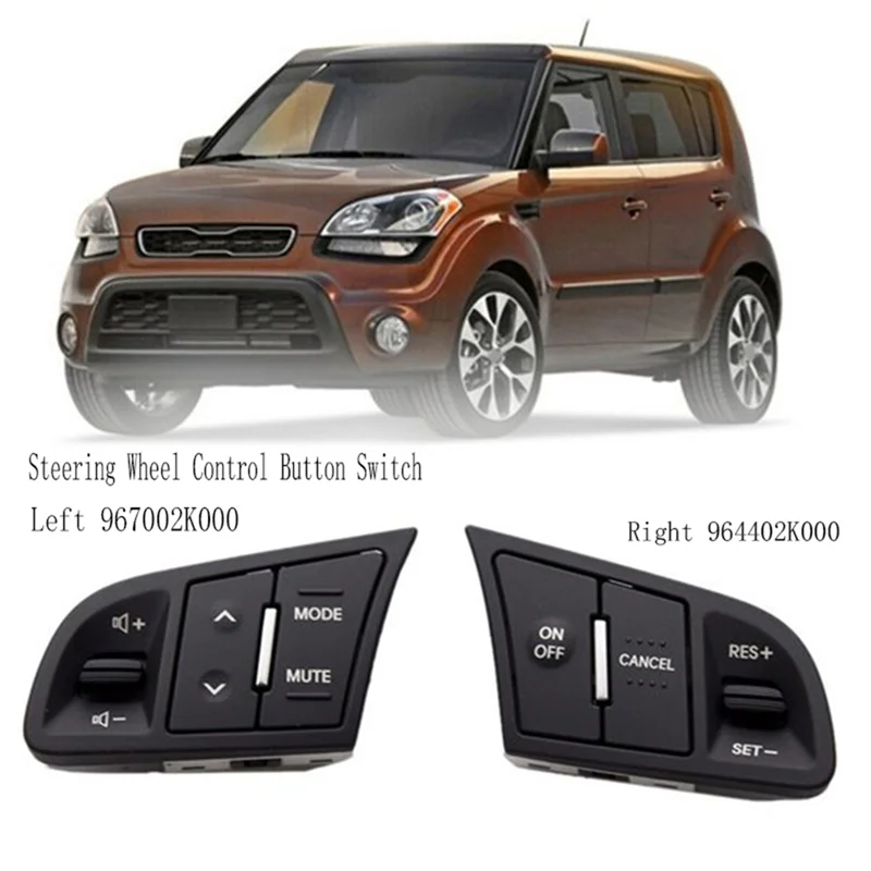 

Control Switch Button Steering Wheel For Kia Forte Shuma Cerato Koup 2008+ Right 964402K000