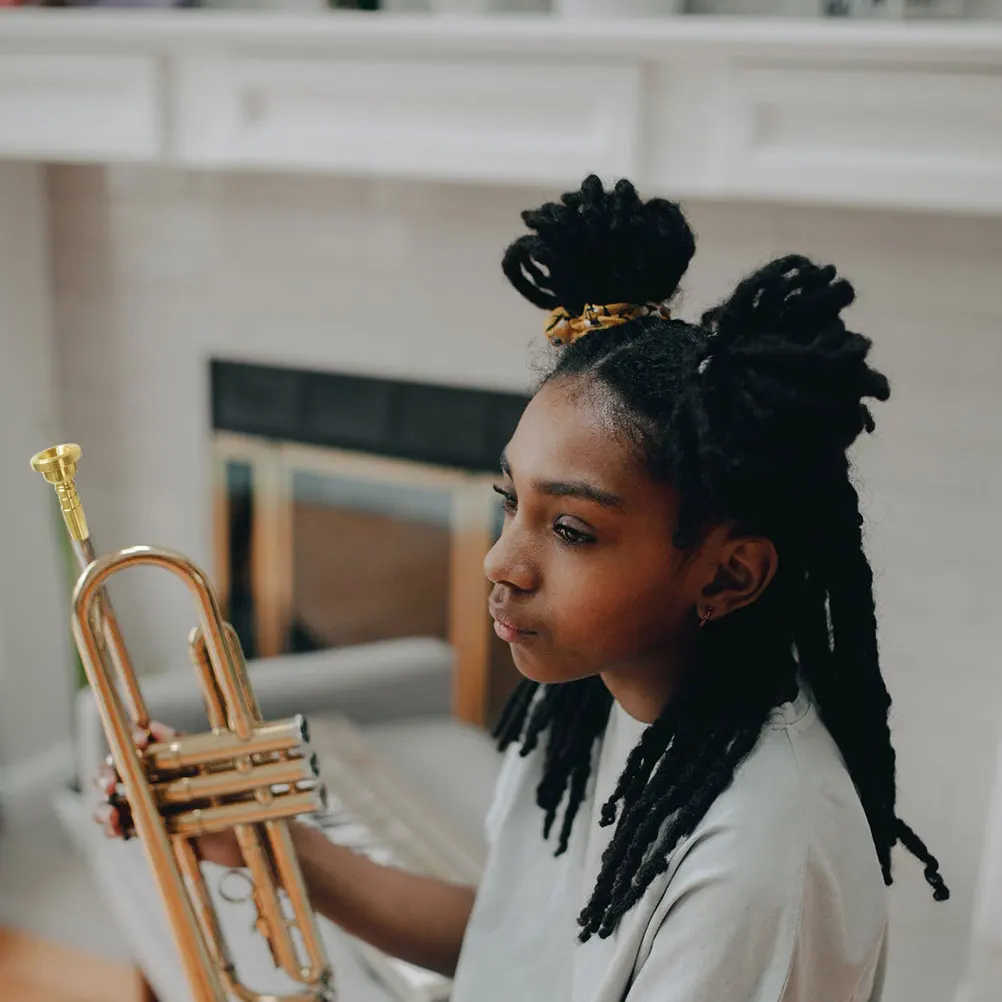 

Brass Trumpet Mouthpiece Accessories Durable Rustproof Musical Instrument Parts For Students Professionals Loud Tone