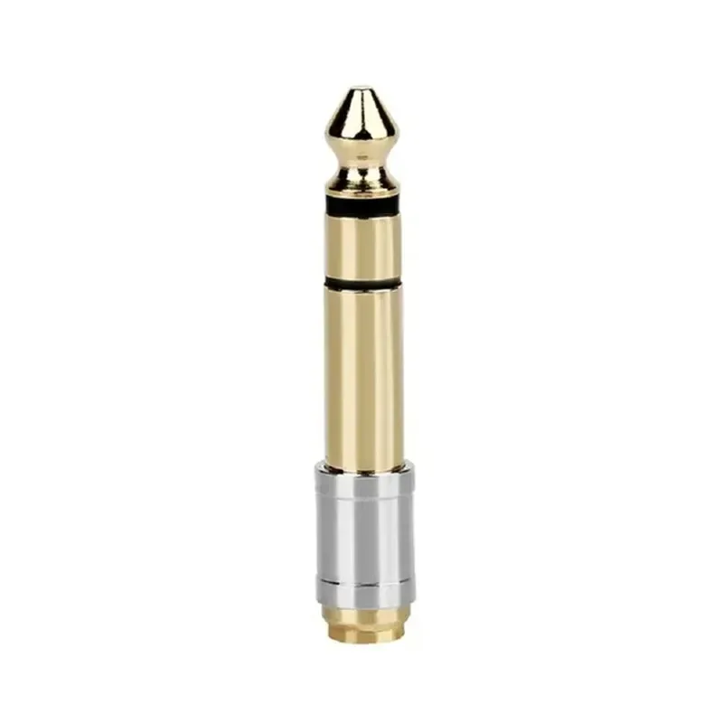 Jack 6.35mm Male Plug to 3.5mm Female Connector Headphone Amplifier Audio Adapter Microphone Guitar AUX 6.35 to 3.5mm Converter