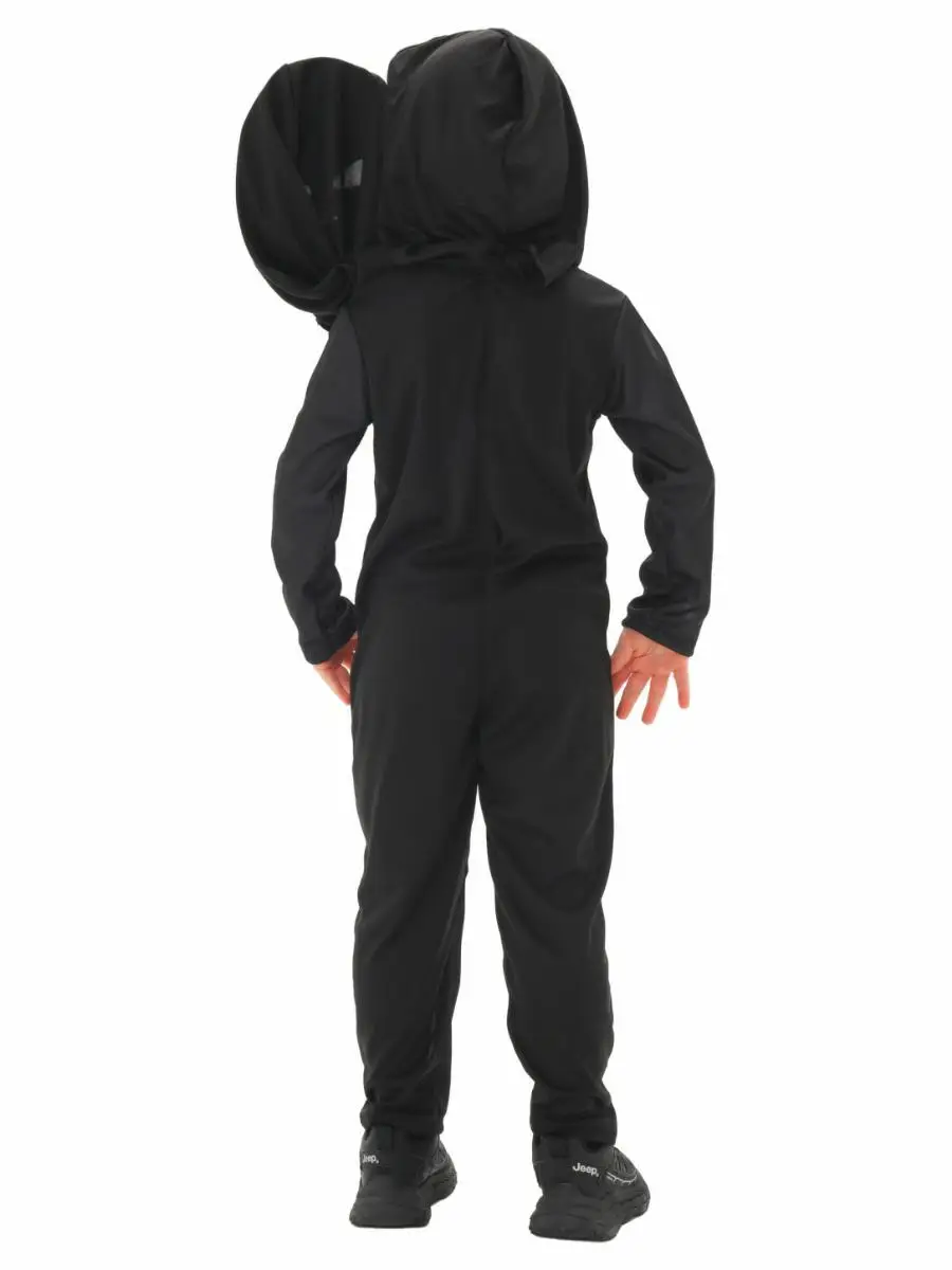 جديد أزياء الهالوين ذات الرأس المزدوج الهيكل العظمي بدلة تنكرية للأطفال لمرحلة الرعب أداء الزي المضحك شبح الزي البوليستر