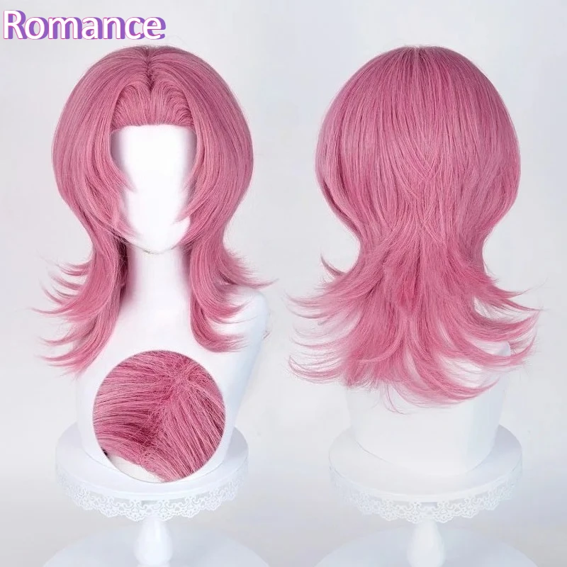 

KPop Demon Hunters Saja Boys Rumi Mira Zoey Jinu Romance Mystery Baby Abby Heat Resistant Synthetic Hair Anime Wigs +Wig Cap