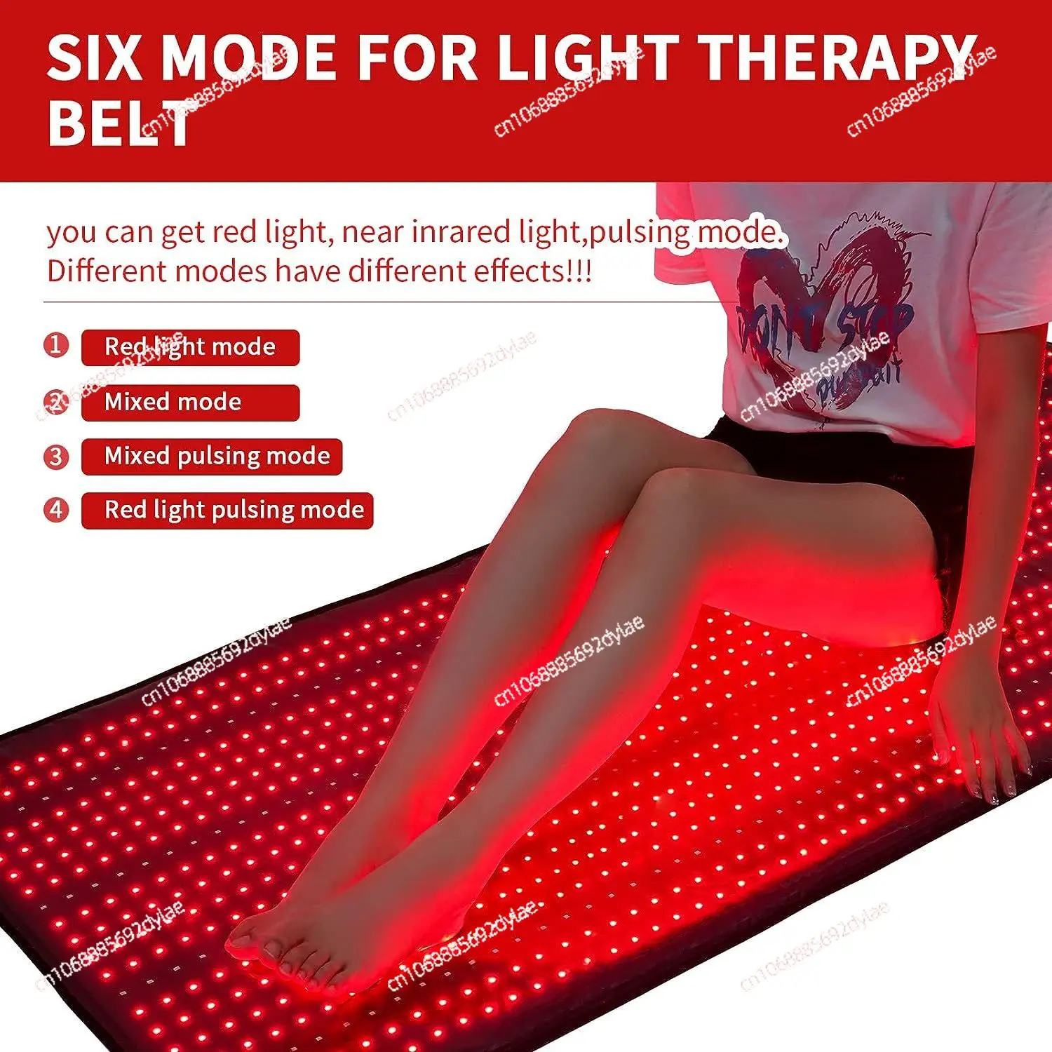 Blanket for Full Body Large Home Health Relaxation Device Near Infrared Therapy Mat Red Light Massage Cushion Pad Yoga Mat