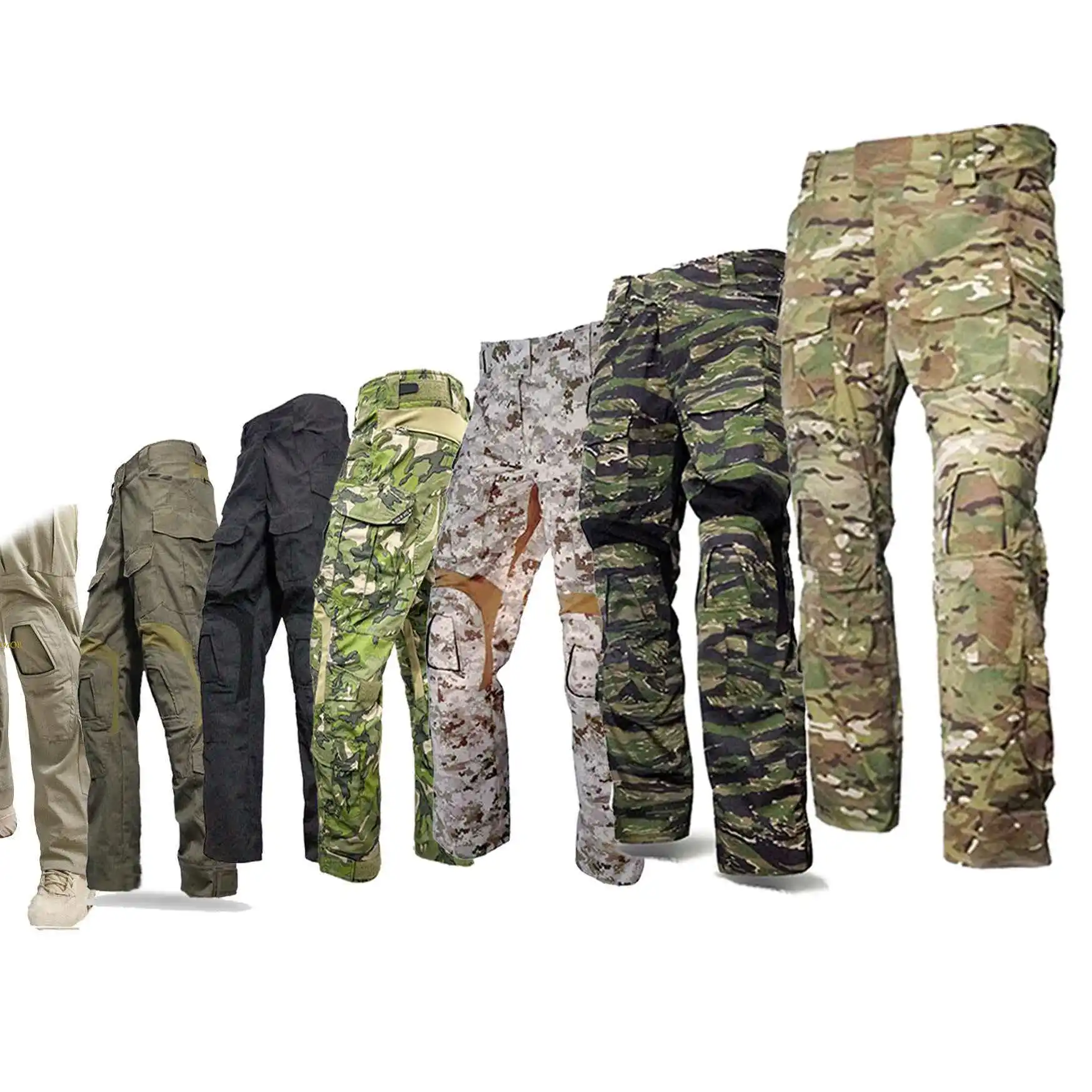 POA2108 Polyester Cotton G3 Tactical Pants Outdoor Camping Hunting Training Tactics GEN3 Combat Frog Pants