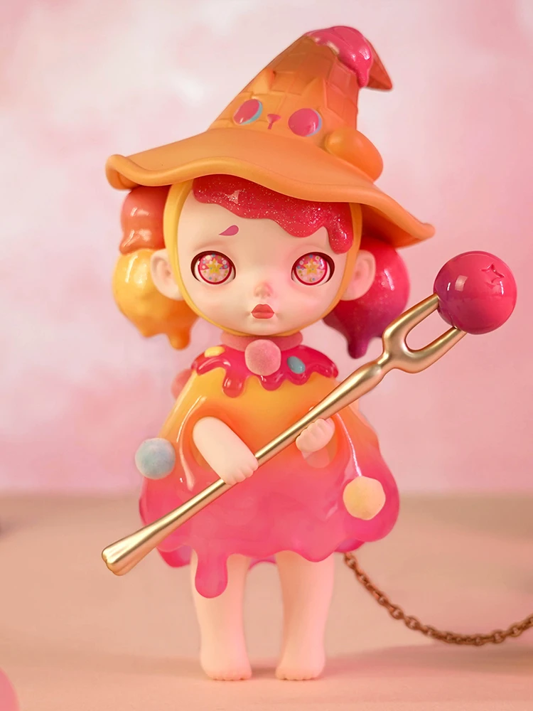 Laura Girl Raspberry Ice Cream Cone Witch 200% Figure Kawaii Desktop Model Action Figure Home Accessories Cute Gift Girls Toys