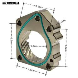 Throttle Body Spacer For Honda Civic 8th Gen R18 2012-2015Accord R20 CRV Jade Vezel Crider Spirior Al Alloy Vortex Intake Gasket