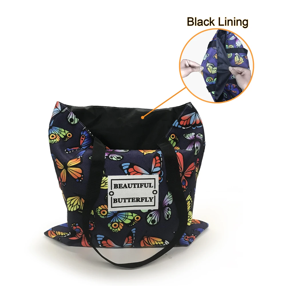 Bolso de compras con estampado Omori, bolsa informal de lona de gran capacidad, bolso de hombro para comestibles, ecológico, reutilizable