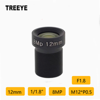 HD 4K 8MP 12mm Lens 1/1.8\
