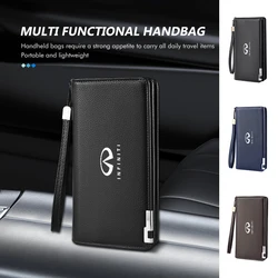 Car Business Large Capacity Multi-function Holder Zipper Wallet For Infiniti FX35 Q30 G37 QX70 G35 QX50 QX60 QX80 QX30 JX35 G25