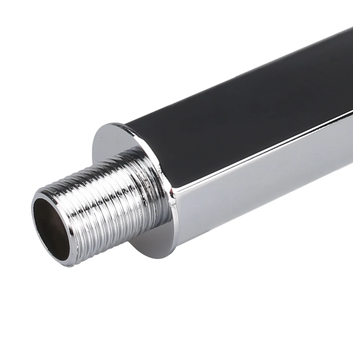 30cm/40cm Sliver/Black Shower Head Extension Arm 304 Stainless Steel Easy Installation Polished Chrome Bathroom Bracket Bar view 3