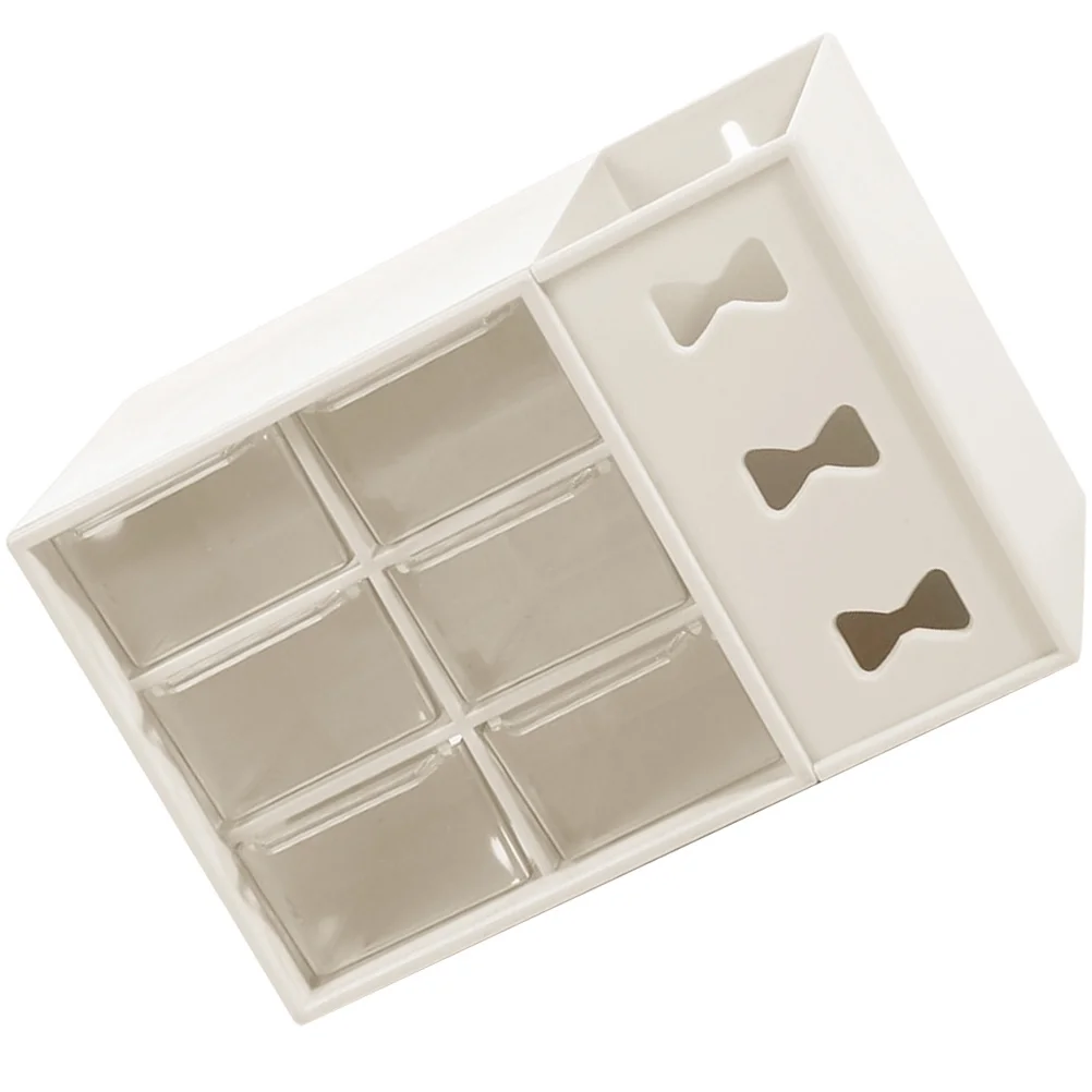 

Multifunctional Drawer Style Desktop Storage Box Antiwear Material Cosmetics Organizer Bathroom Bedroom Use Gift Idea