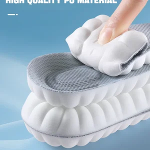 4d weiche Schuhe Stoffe, Plantarfasziitis, Bogenunterstützung, orthopädische Einsätze, Stoßdämpfersport, 1 Paar 8 Hauptverkäufe Innensohle, um das Pflanzen einfacher zu machen - №3