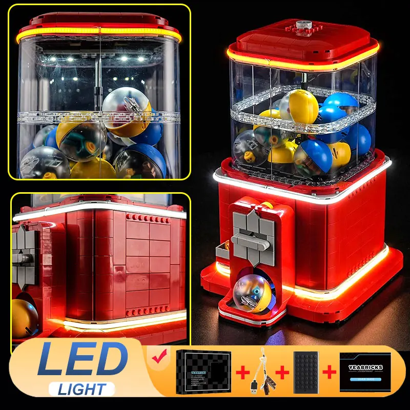 

Комплект светодиодных фонарей для LEGO 21358, торговый автомат минифигурки, лампа, игрушка «сделай сам», подарок (не включает строительные блоки, наборы кирпичей, наборы моделей)