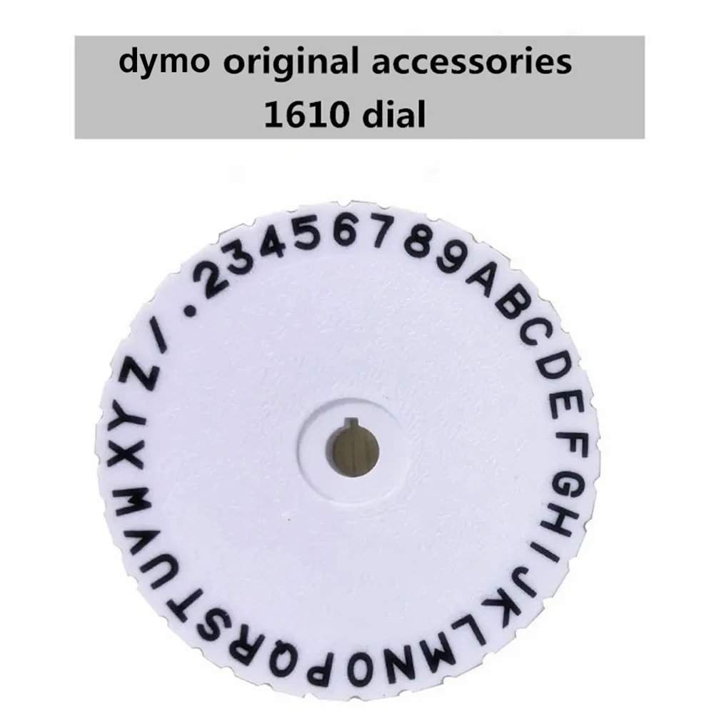 1Pcs DYMO label typewriter word dial Horizontal Version letter font for dymo 1610 embossed label Maker printer