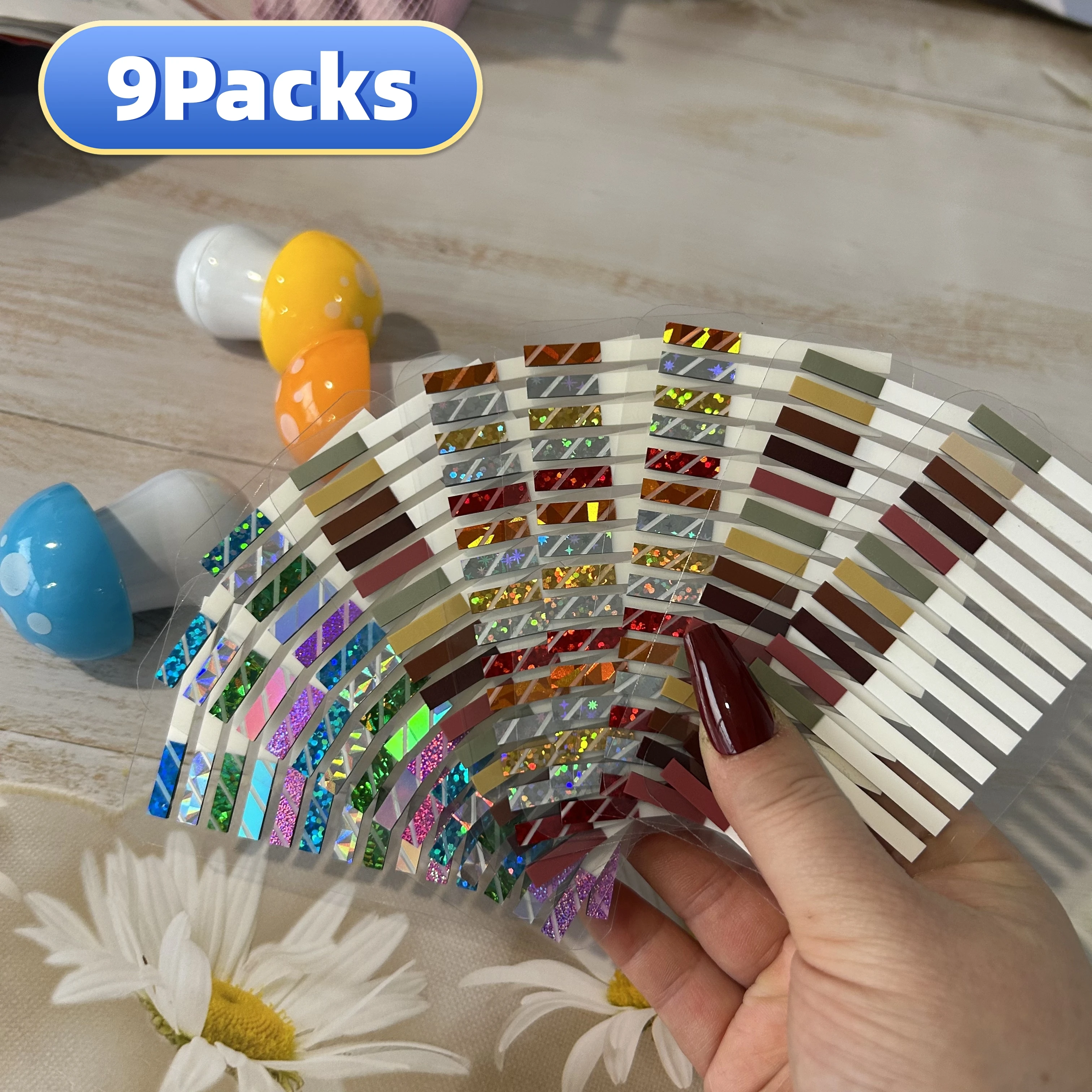 

2700 Pcs Morandi Sticky Page Markers Set - 9 Pack Reusable File Index Tabs, Waterproof Office Flags, Desk Organizer Stickers‌