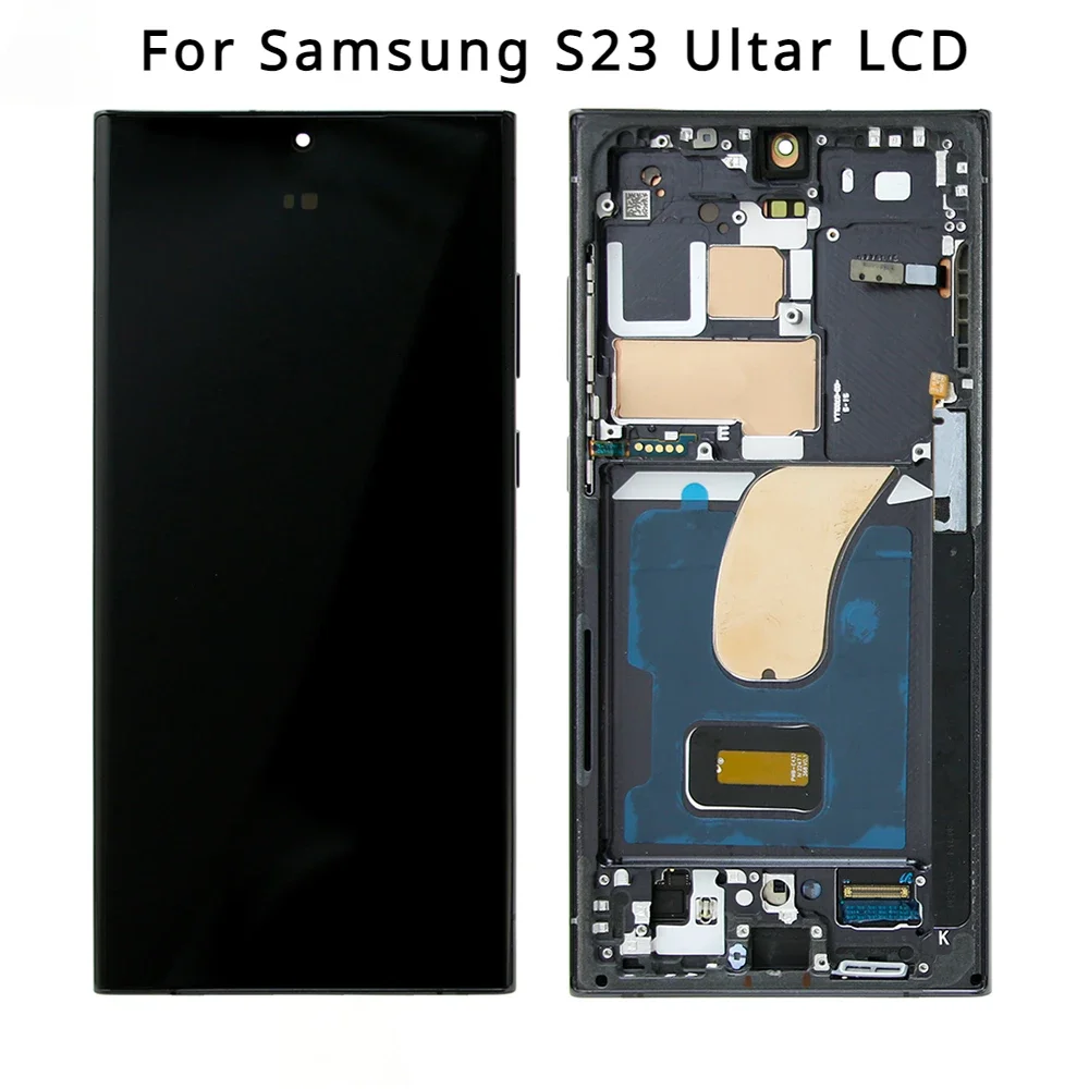 

6.8''S23 Ultra For Samsung For Ori S918B S918U S918W S918N S9180 LCD Display Touch Screen Digitizer Assembly Replacement