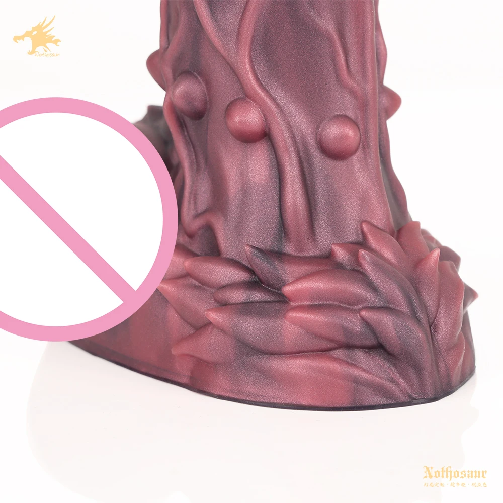 Nothosaur OAK Dildo With Sucker Fantasy Silicone Sex Toy For Women Men Large Realistic Animal Penis Bulges