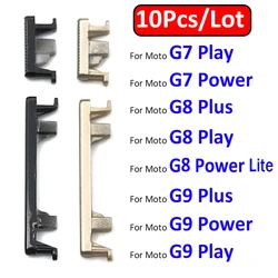 10Pcs/Lot, New For Moto G9 G7 G8 Plus Play Power / G8 Power Lite Power Button ON OFF Volume Up Down Side Button Key