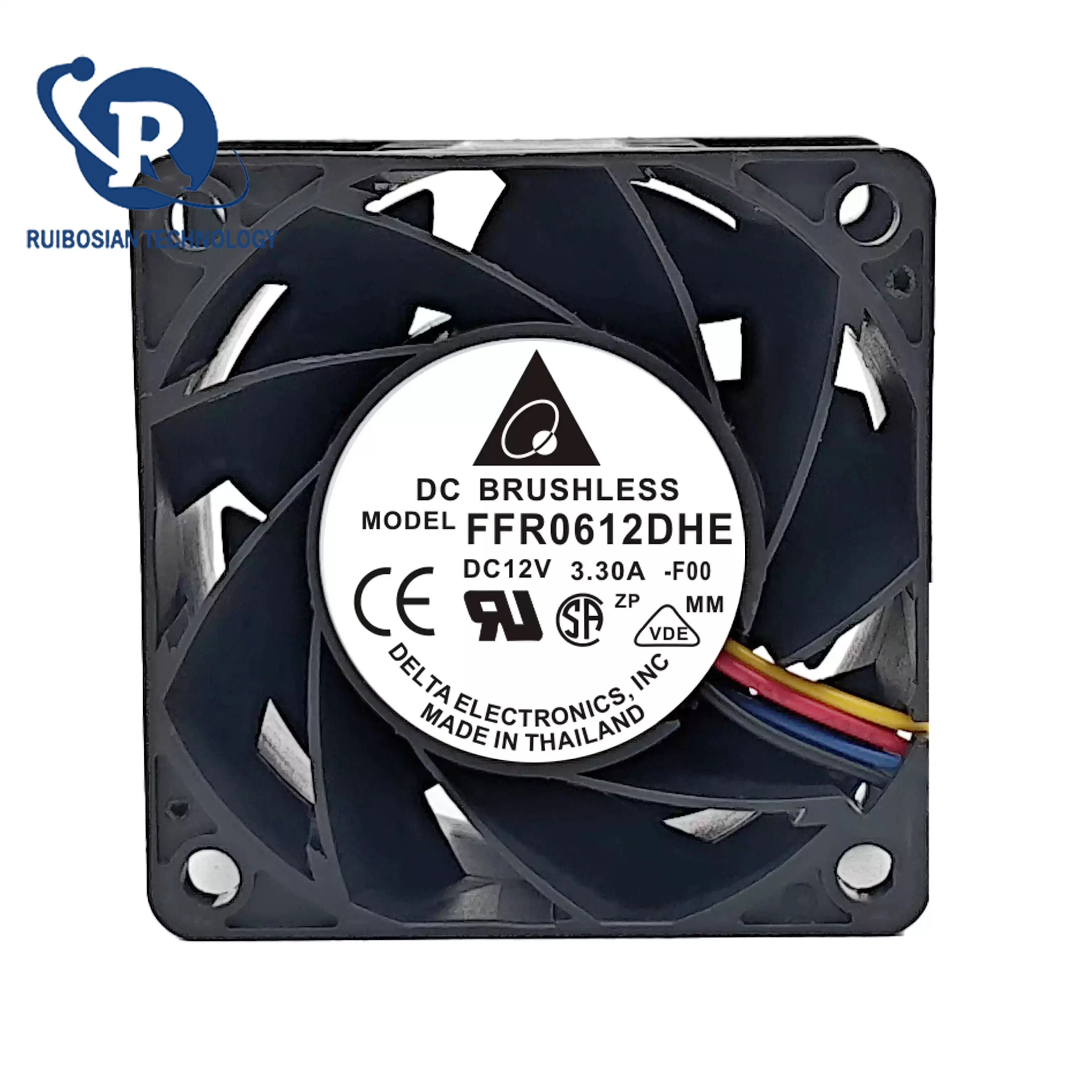 FFR0612DHE 6038 12V 3.3A 6CM Violent High Air Volume Server Fan