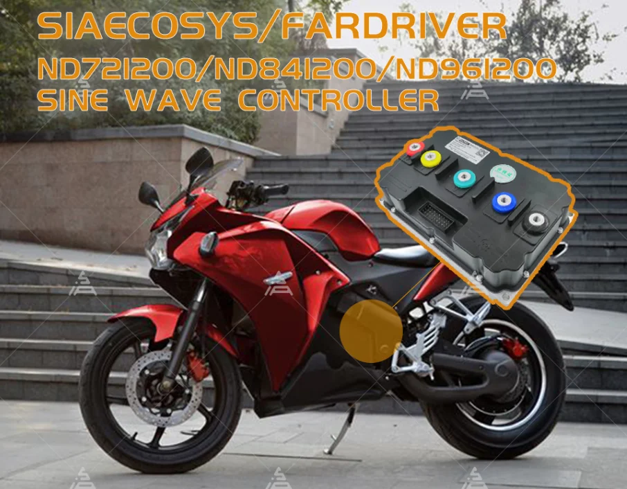 FarDriver ND961200 BLDC 600A 8-12kW Controller per moto elettrica ad alta potenza con frenata rigenerativa