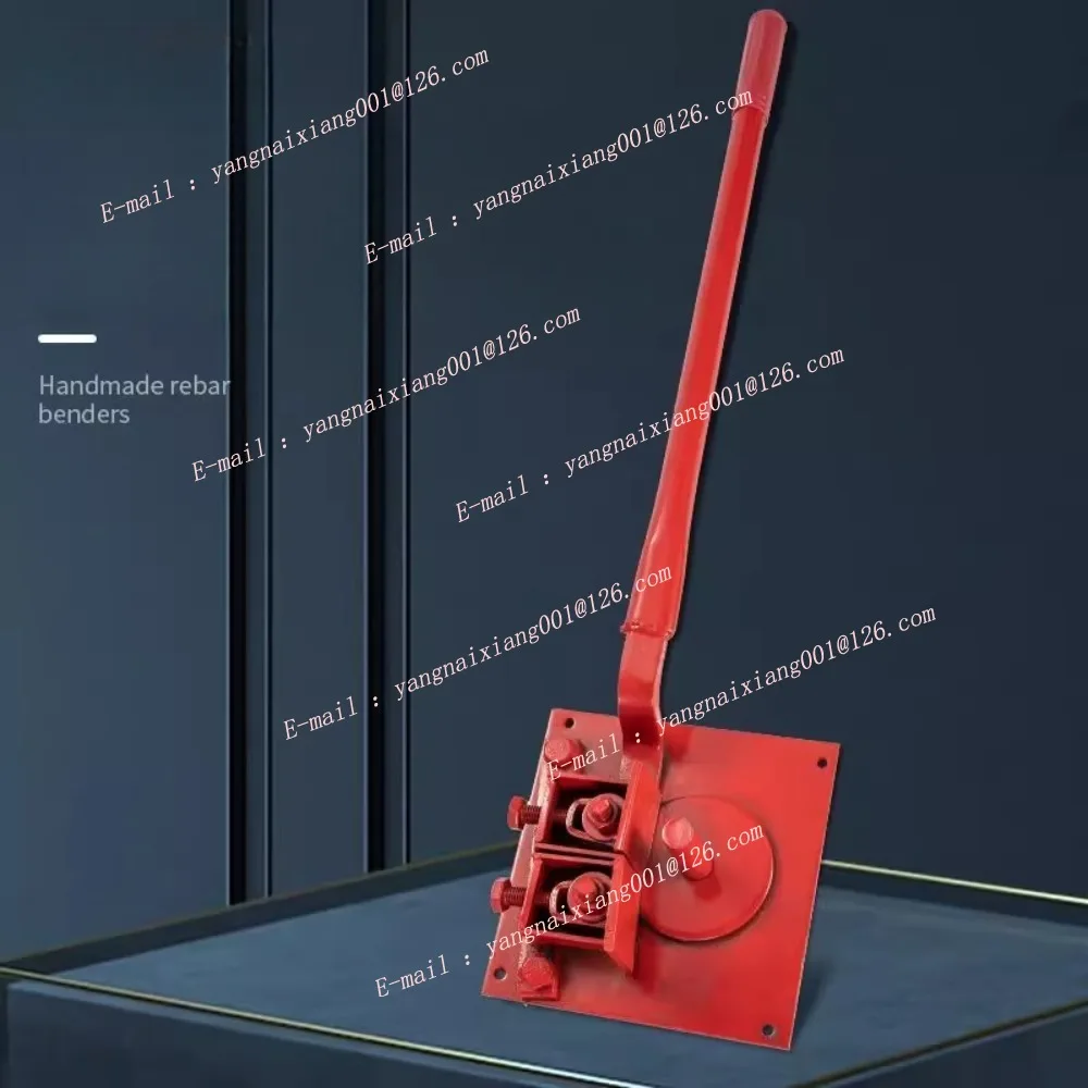 Steel Bar Bender Manual Rebar Bender Portable Manual Rebar Bending Machine Hand-held Folding Tools 1-20mm Construction Bender