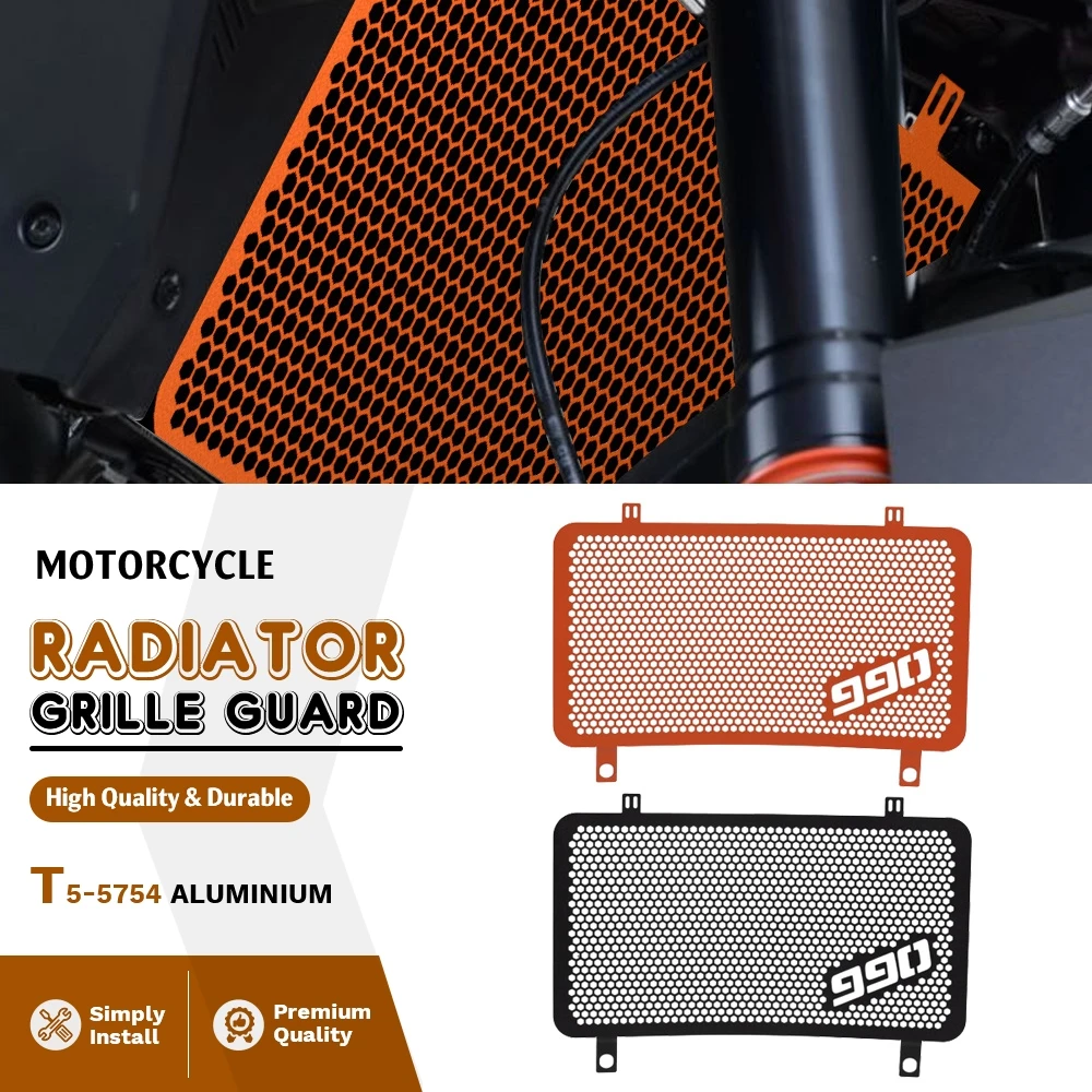 

For 990 Superduke 2005-2013 2012 2011 2010 2009 2008 2007 2006 990Super duke Motorcycle Radiator Grille Guard Protector Cover