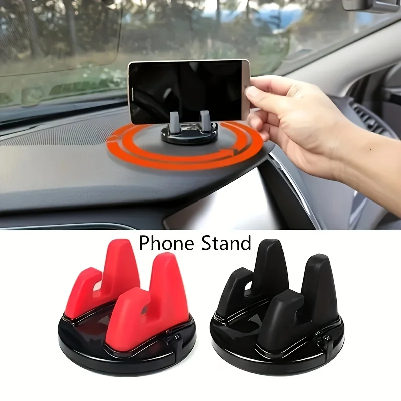 360 °   Drehbarer Auto-Handyhalter Rutschfeste Armaturenbrett-Halterung Universeller GPS-Navigationsständer