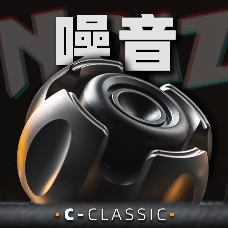 LAUTIE EDC NoizC-classic Fidget Spinner Noiz Series Adults Toys Hand Spinner Metal Fidget Spinner