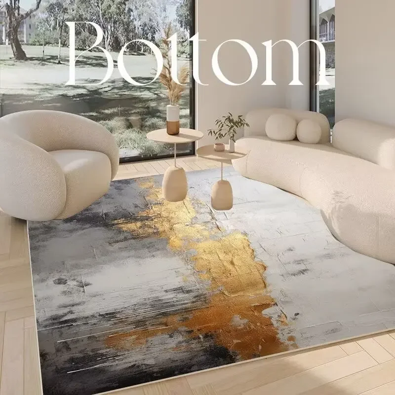 

Splash Ink Abstract Rug for Living Room Large Area Carpet Home Decor Sofa Room Bedside Carpets Non-slip Bathroom Mat Washable