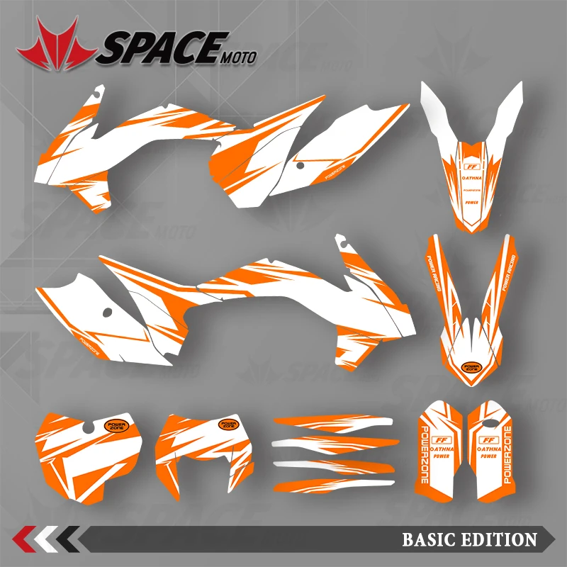 

SPACE MOTO For KTM 13-14 SXF 15 SXF 14-15 EXC 16 EXC Graphics Background Decals Stickers Motorcycle