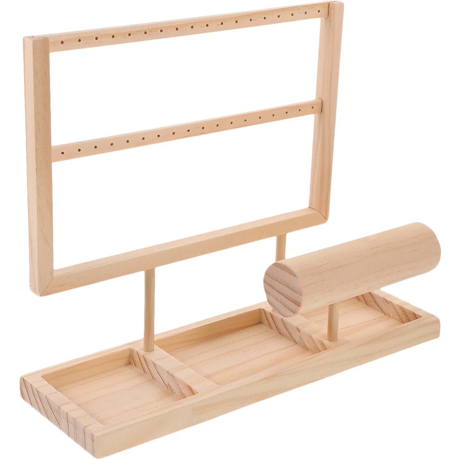 

Jewelry Storage Display Stand Hanger Desktop Holder Earring Rack Necklace Earrings Organizers