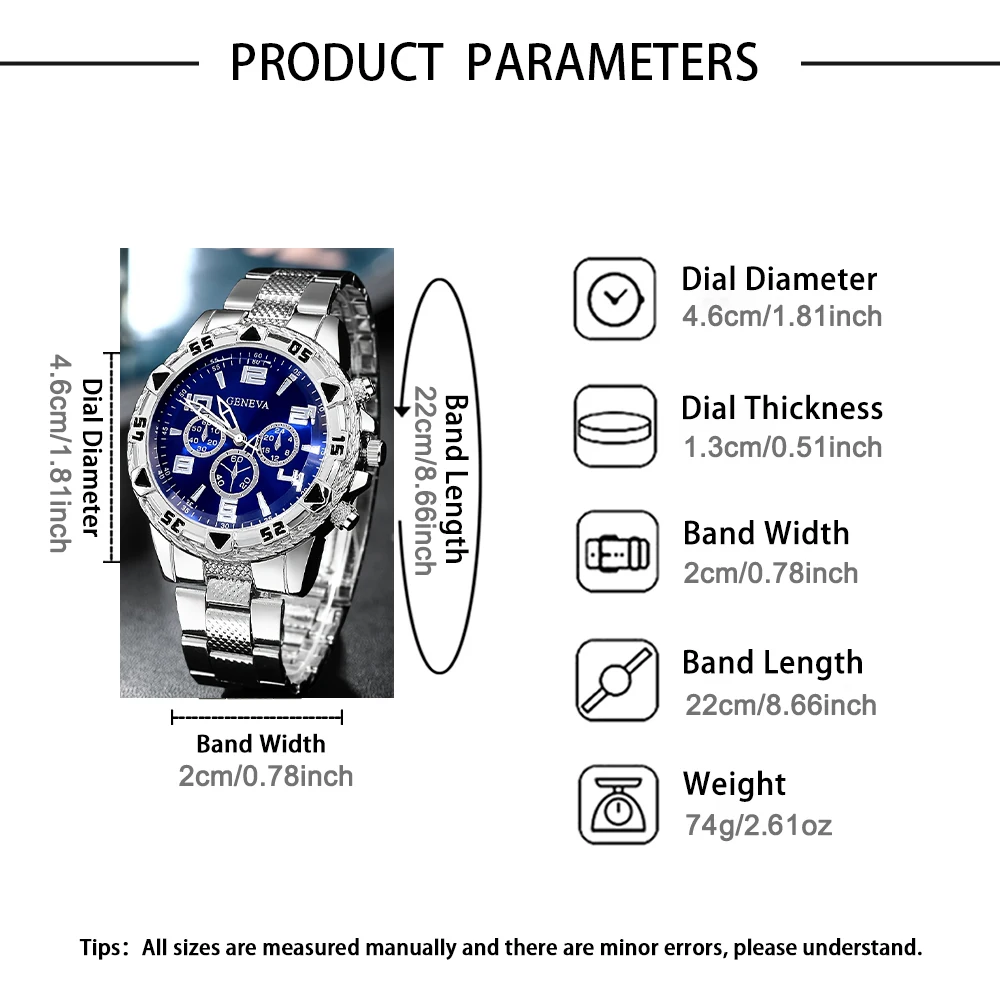 Business Fashion Men's Quartz Watch with a Circular Dial, Perfect for Daily Commuting and Holiday Gifts